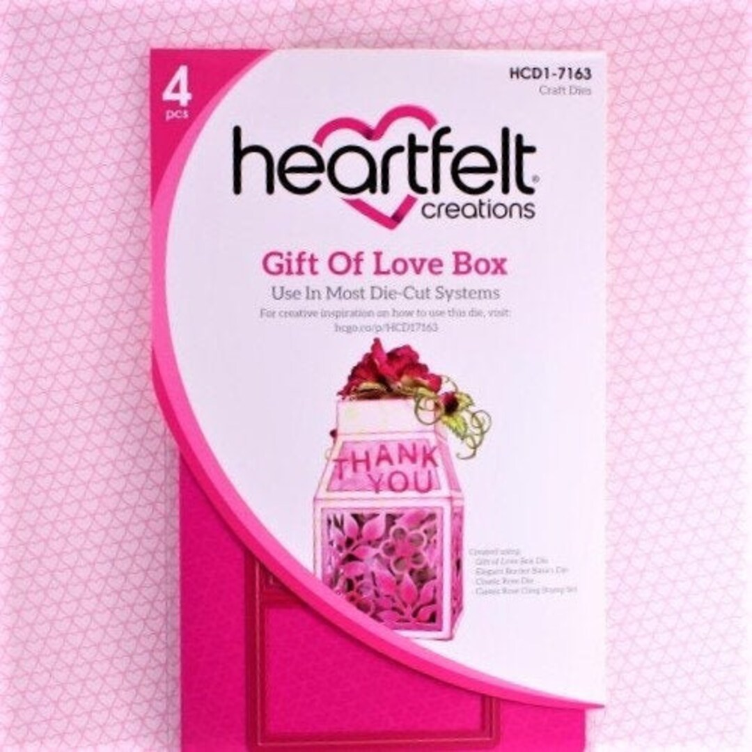 Heartfelt Creations Gift of Love Box Dies Etsy