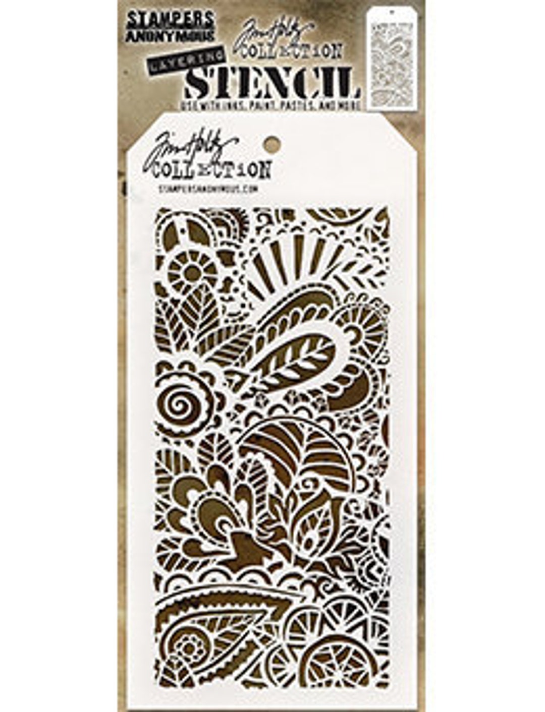 Stampers Anonymous Tim Holtz® Doodle Art Layered Stencil