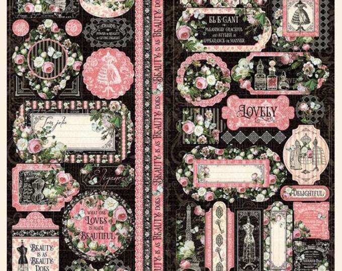 Graphic 45 Elegance Stickers Etsy