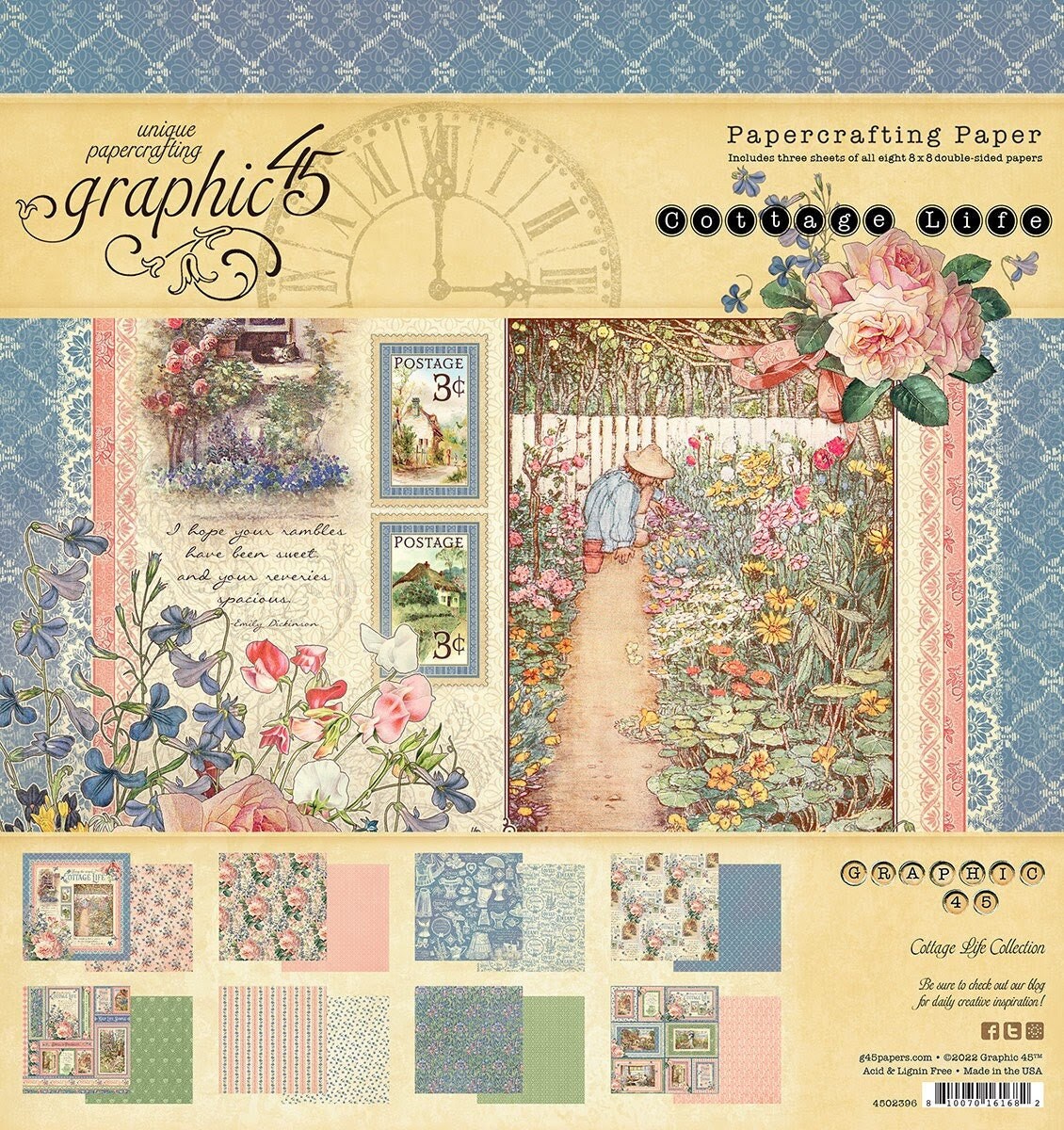 Graphic 45 Cottage Life シリーズセット グラフィック45 Graphic 45 Cottage Life シリーズセット グラフィック45