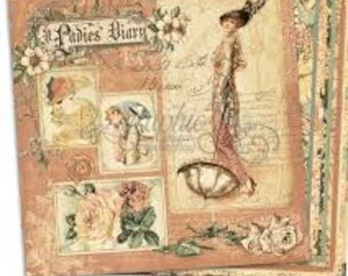 Graphic 45 A Ladies' Diary 8 Double Sided 12x12 Papers - Etsy