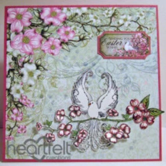 Heartfelt Creations Cling Stamps Wildwood Florals