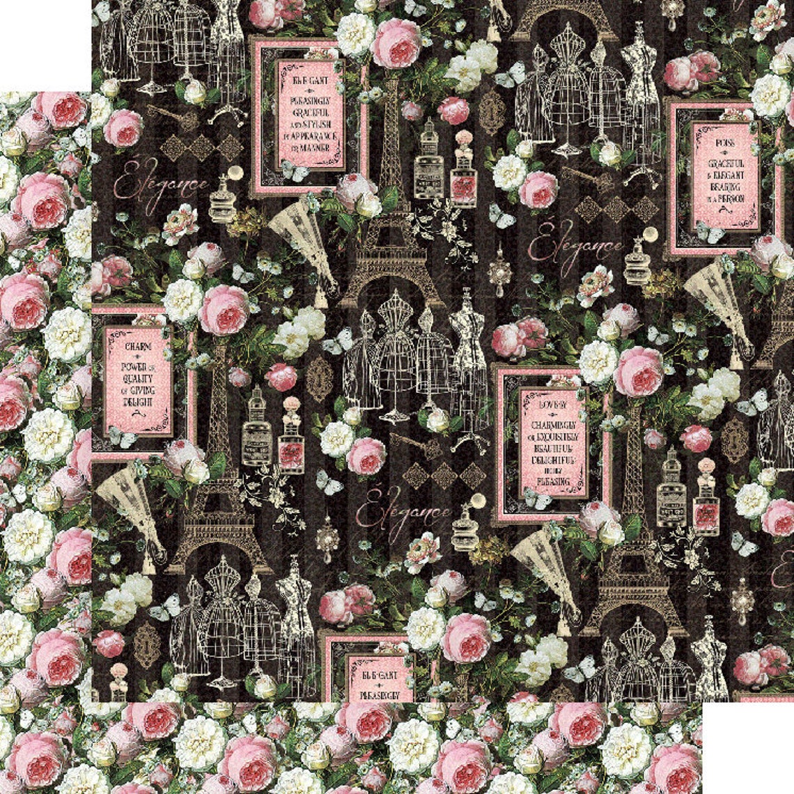 Graphic 45 Elegance 8x8 Pad Etsy