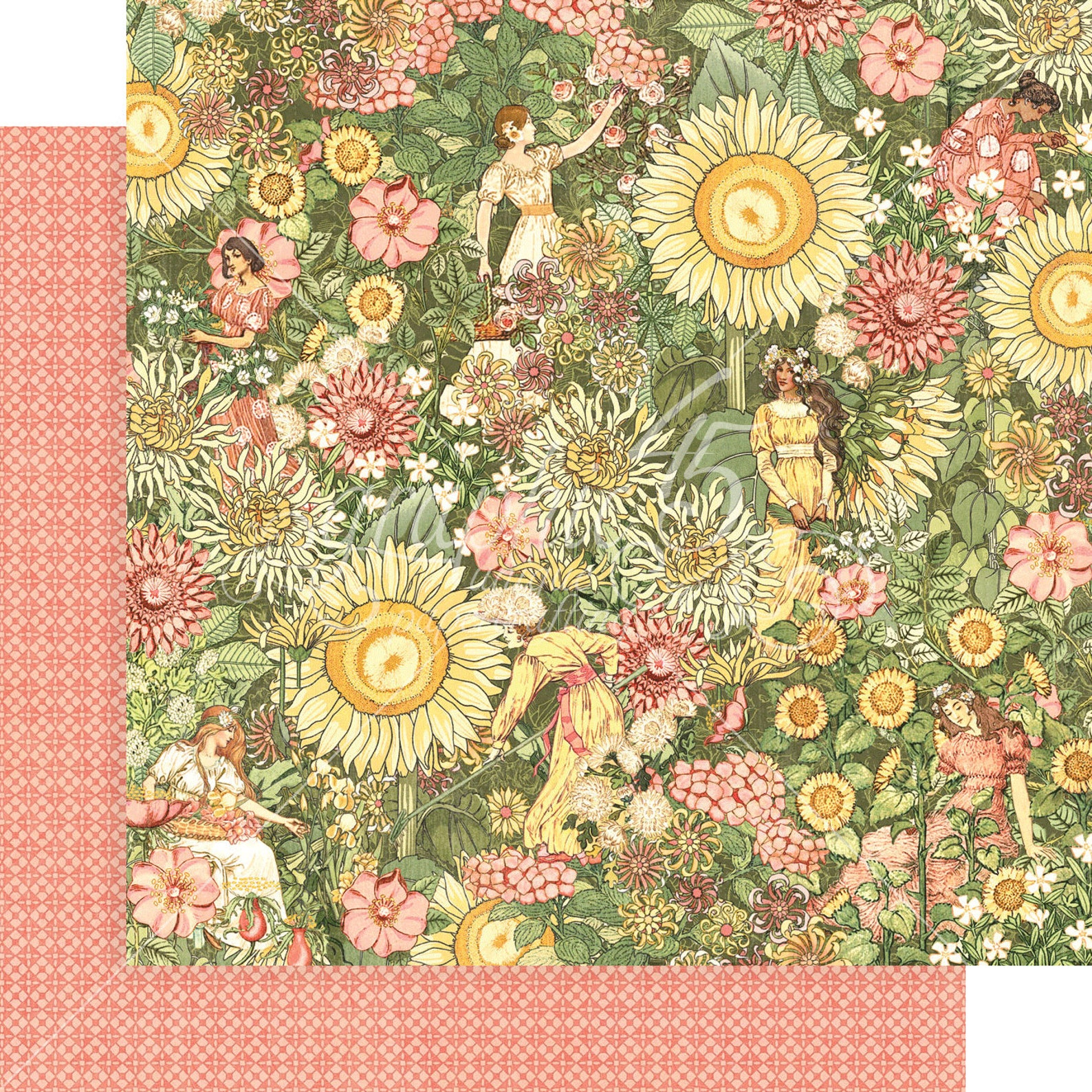 Graphic 45 Garden Goddess - Fustella In Truciolato | 23 Decorazioni Per Scrapbooking E Progetti Artigianali