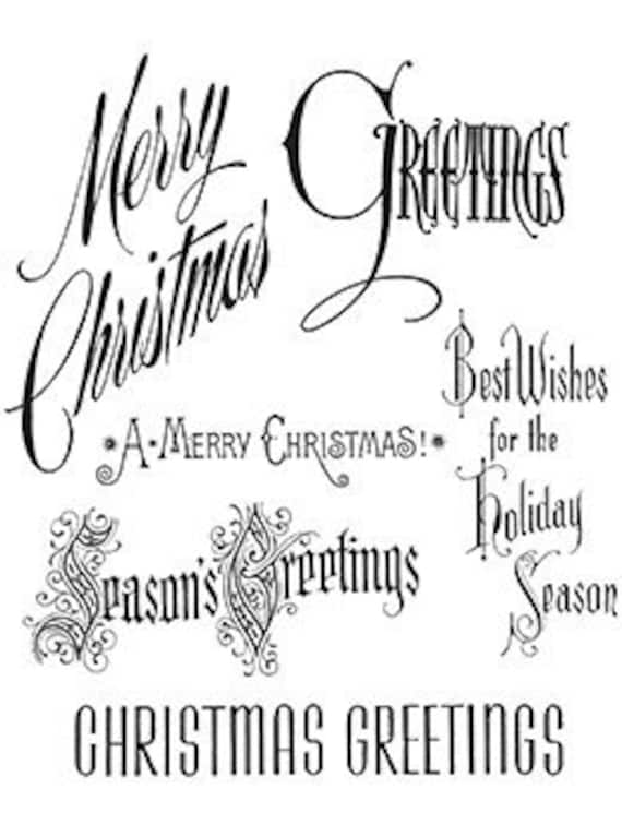 Tim Holtz Stampers Anonymous Cling Stamps Music /& Advert