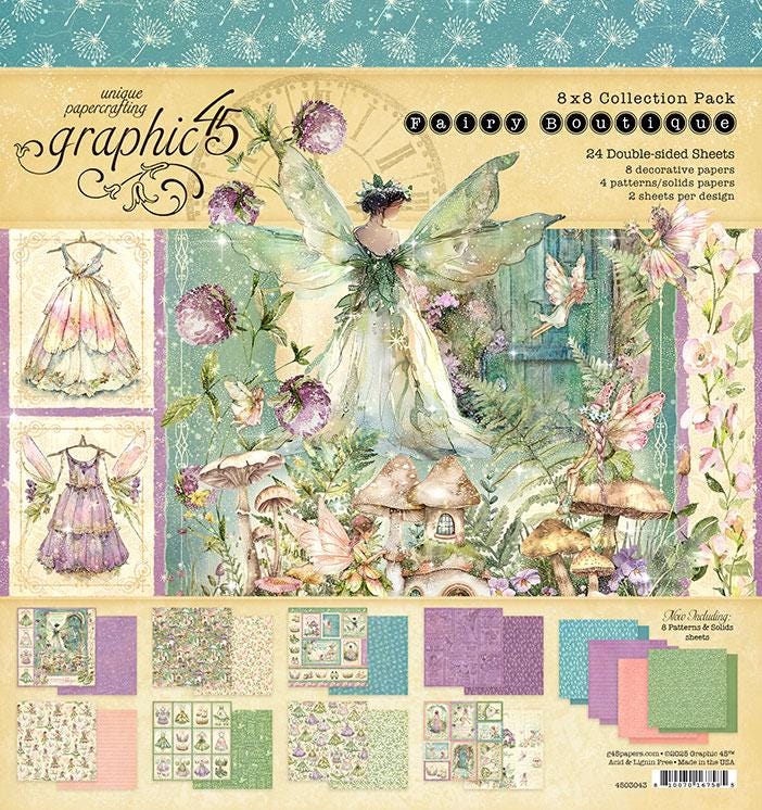 おすそ分けファイル♡ Graphic45・FAIRIE DUST♡ A5サイズ♡ おすそ分けファイル♡ Graphic45・FAIRIE DUST♡ A5サイズ♡