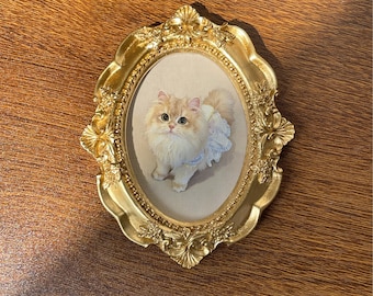 Mini Custom Pet Portrait, Dog Portraits from Photos, Pet Memorial Art, Custom Tiny Paintings