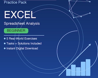 Excel Practice Exercises for Beginners | Data Analysis Worksheets | Formulas Functions