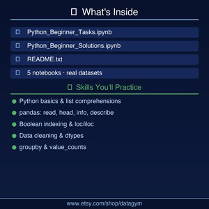 Ejercicios de análisis de datos con Python para principiantes / Práctica con Pandas en Jupyter Notebook imagen 2