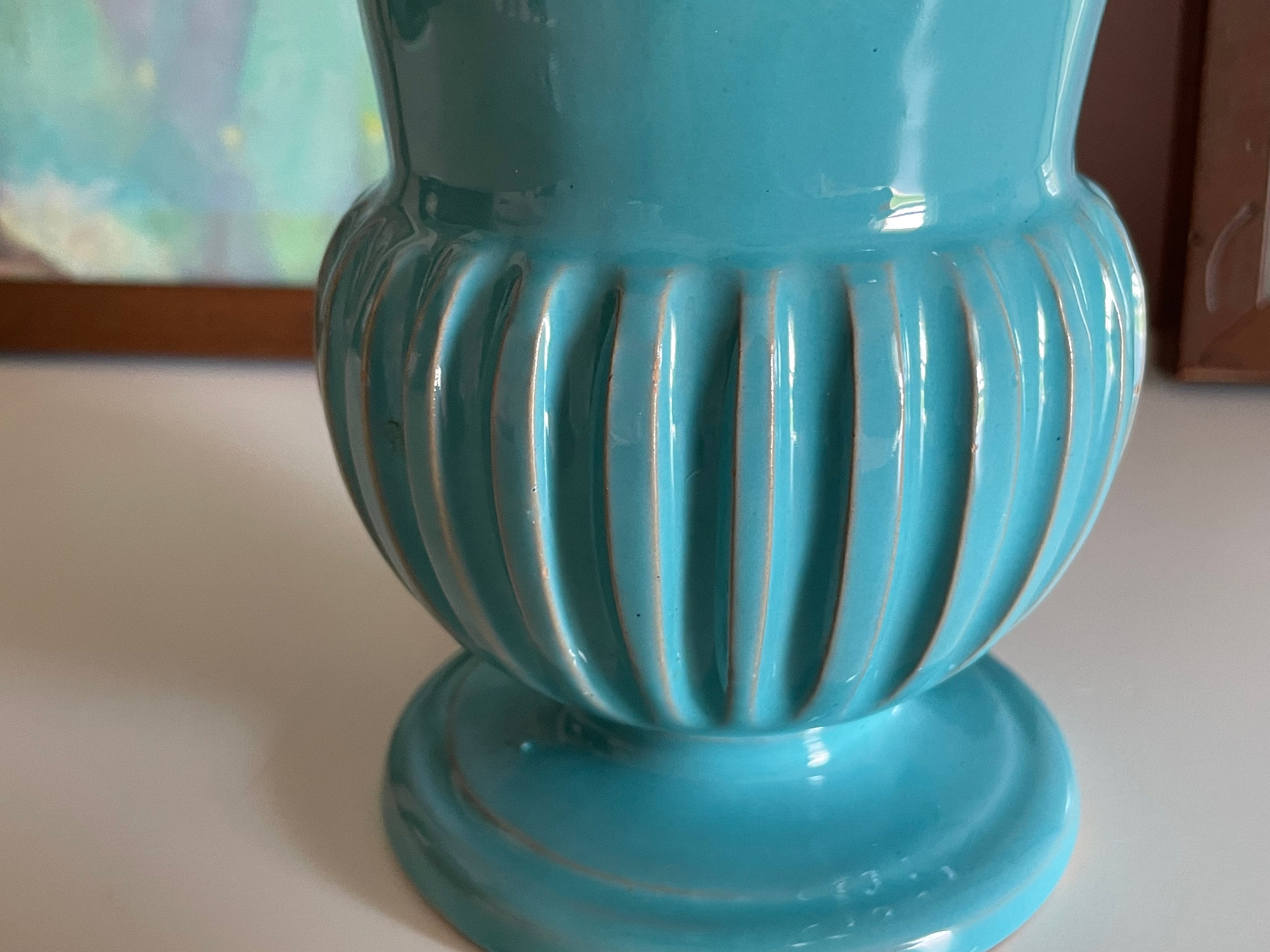 Mid Century Italian Faience Pottery Vase - Signed & Numbered 20/57 - Etsy