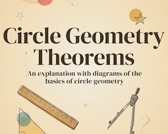 Teoremas de geometría del círculo para décimo grado