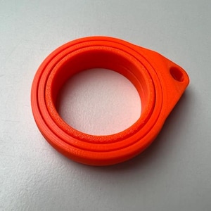 AirTag Keychain Rings STL – Apple AirTag Holder, Durable Key Ring Case, Minimal Design, Easy Print, EDC Accessory 3D File
