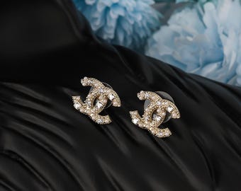 Pendientes de lujo vintage para mujer, elegantes pendientes de perlas y diamantes, regalo de cumpleaños, regalo para mamá.