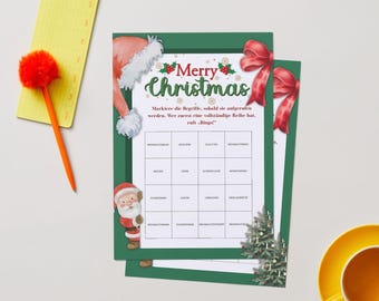 Christmas Bingo for Kids | 3 Bingo Cards with Christmas Words | Printable Christmas Game | PDF