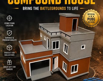 Inspired by the style of popular battle royale game environments.