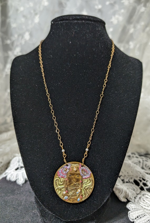 RARE VINTAGE PIDIDDLY LINKS KINGSTON NY NECKLACE AND LOCKET