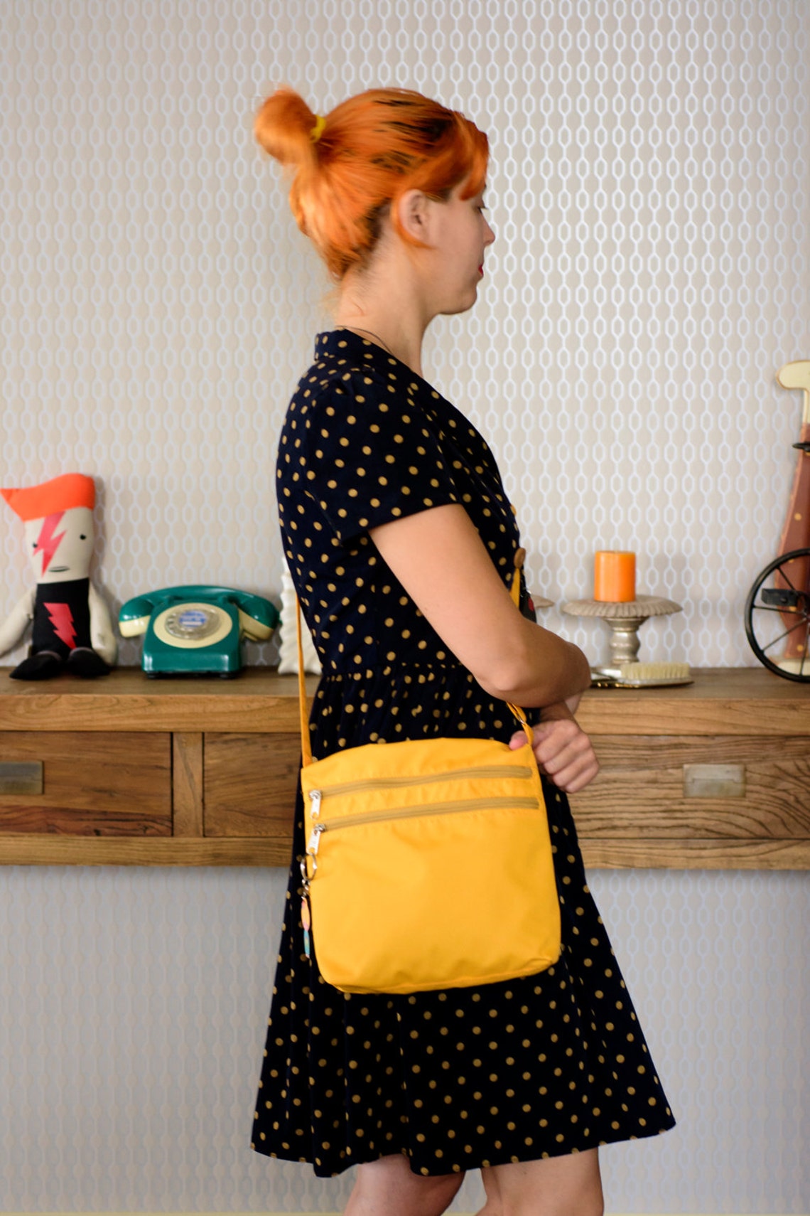 Crossbody Bag Canvas Handbag Cross Body Bag Women's Etsy