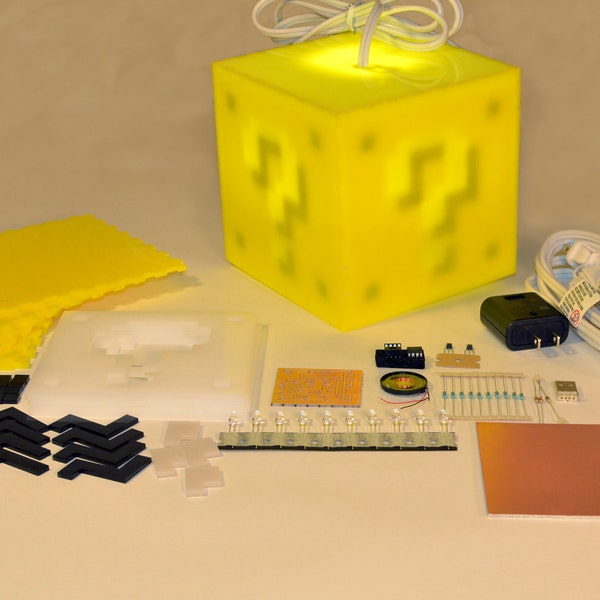 Interactive 8-bit Question Block Lamp KIT