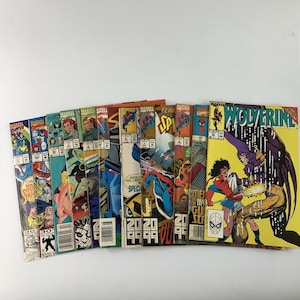 Lot Of 11 Marvel Comic Books 1990s Wolverine, Spider-Man 2099, Ravage