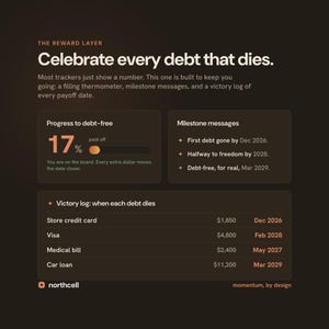 Debt Payoff Planner Spreadsheet, Debt Snowball and Avalanche Calculator, Google Sheets & Excel, Credit Card and Loan Payoff Tracker image 5