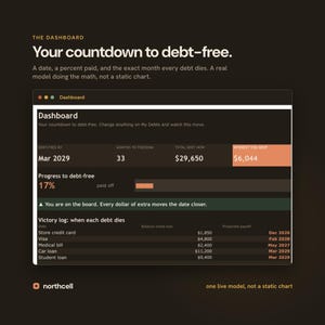 Debt Payoff Planner Spreadsheet, Debt Snowball and Avalanche Calculator, Google Sheets & Excel, Credit Card and Loan Payoff Tracker image 2
