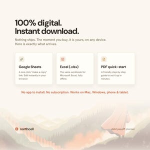Debt Payoff Planner Spreadsheet, Debt Snowball and Avalanche Calculator, Google Sheets & Excel, Credit Card and Loan Payoff Tracker image 7