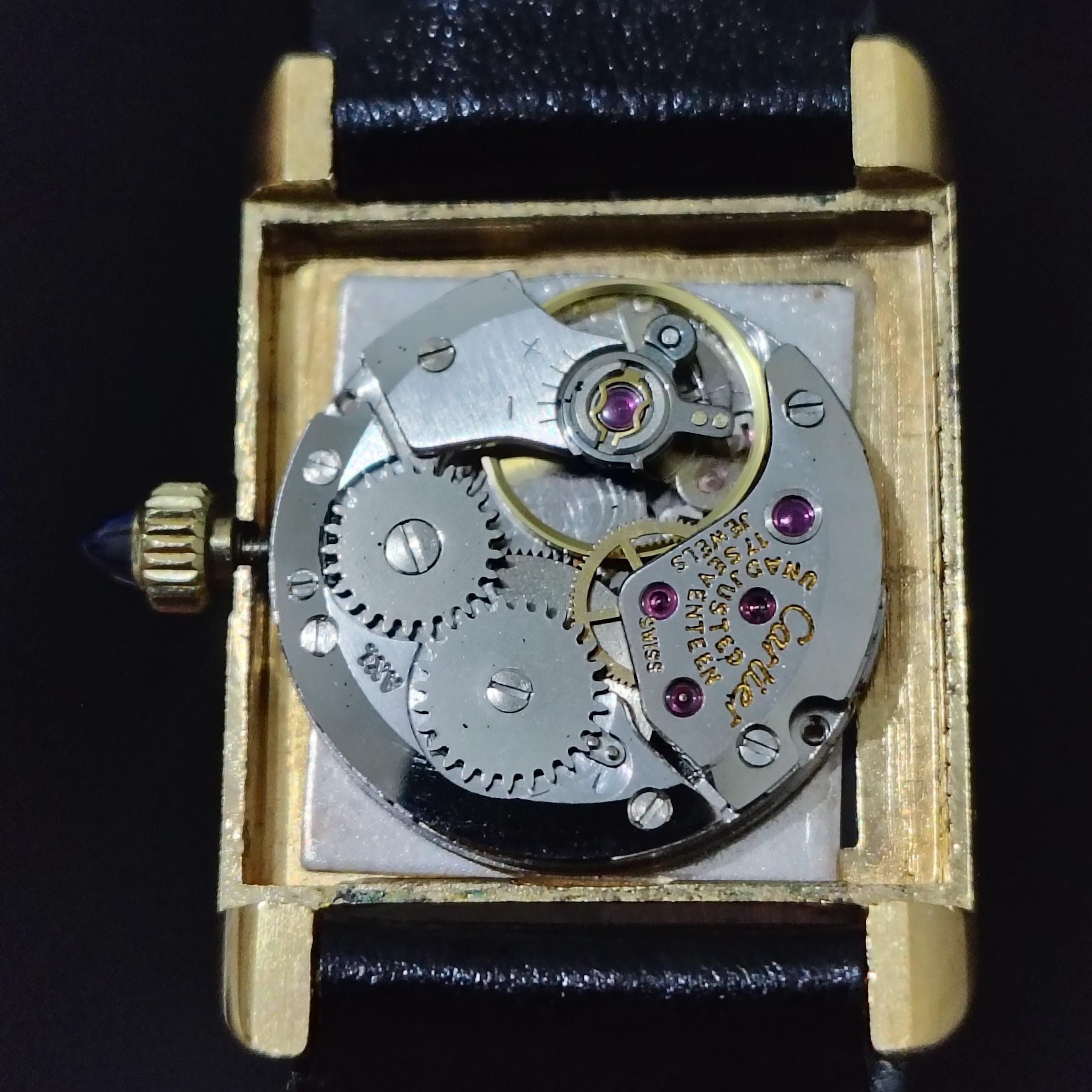 Cartier Pre-must Tank Watch 1970's Vintage Electroplated - Etsy