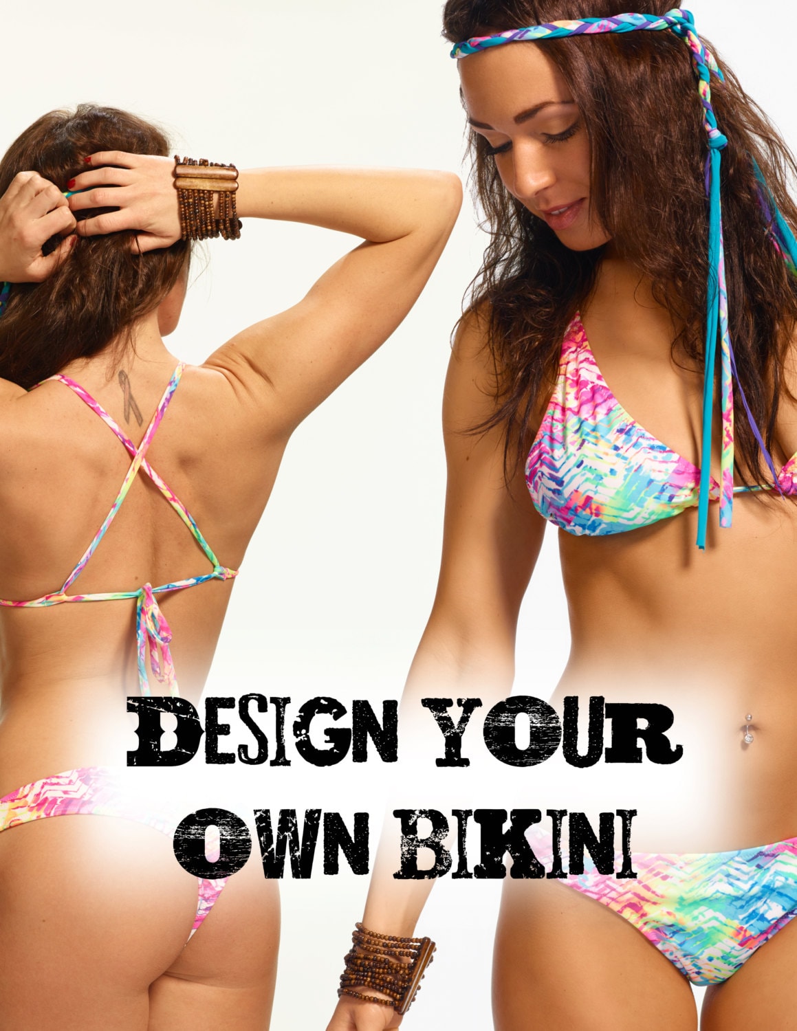 Buy Design Your Own Sol X Back Triangle Bikini Top Online in India