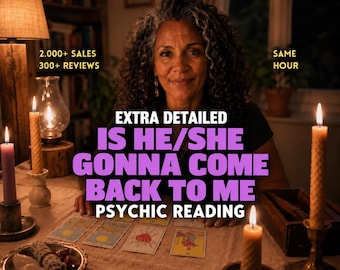 Ex Back Tarot Reading: Reconciliation, No Contact Guidance (Same Hour Delivery)