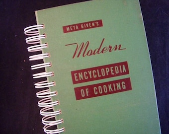 Midcentury cookbook journal with recipe cards blank journal recipe keeper family recipes storehouse Grandma's favorite recipes