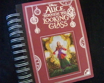 Alice in Wonderland blank book journal diary planner notebook White Rabbit Cheshire cat Queen of Hearts