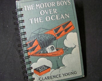 Motor Boys blank book journal diary planner notebook vintage Victorian novel series for boys