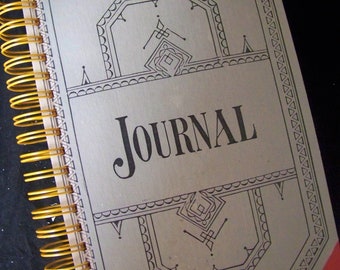Vintage ledger accounts book blank book journal diary planner, smashbook, junk journal