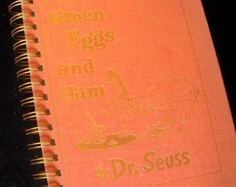 Dr Seuss Green Eggs and Ham blank book journal diary planner notebook childhood favorite book