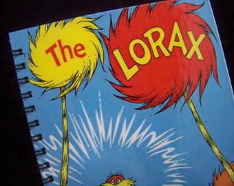 Dr. Seuss The Lorax smashbook book journal or photo album scrapbook altered book