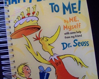 Seuss Happy Birthday blank book journal notebook planner Dr Seuss classic fill in blanks best birthday gift