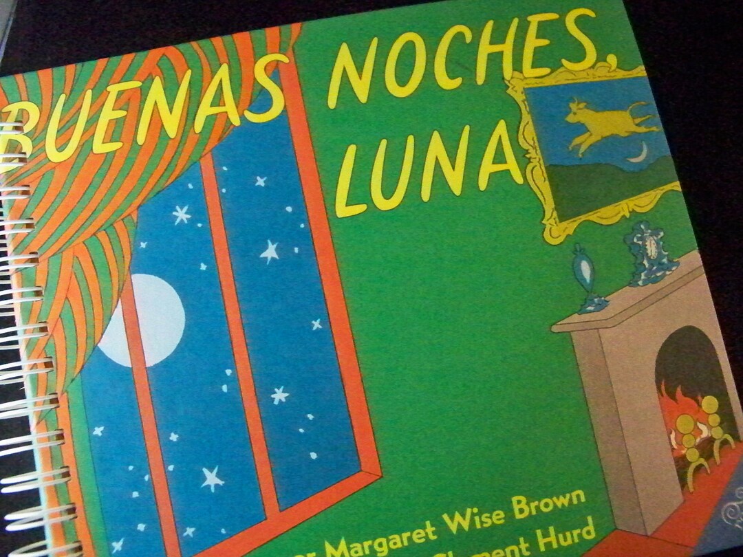 Spanish Version Goodnight Moon Blank Book Journal Scrapbook Notebook ...