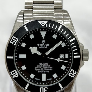 Orologio subacqueo automatico vintage Tudor Pelagos da uomo con quadrante nero, orologio da polso di lusso selezionato da CarryCue