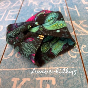 Floral Night Garden Wrist Cuff: Eco-Friendly Tattoo Cover