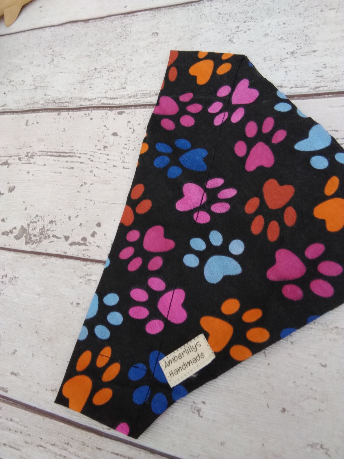 Paw Print Dog Bandana Bandana Uk Dog kerchief neck scarf Etsy