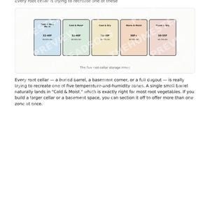 Guía para construir una bodega subterránea casera con barriles / Sistema de almacenamiento de alimentos para el fin de semana (PDF) imagen 4