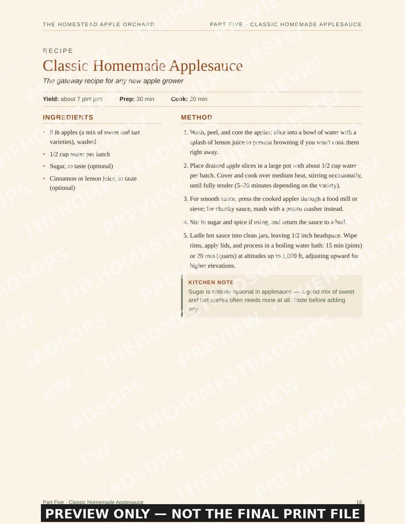 Apple Orchard Guide for Beginners | Growing, Harvesting and Preserving Apples Ebook | Printable PDF image 4