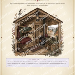 Hunting Cabin Plans | Treehouse Hunting Blind Build Guide | Insulated Sleeping Cabin on Posts | DIY Deer Stand PDF | Instant Download image 7