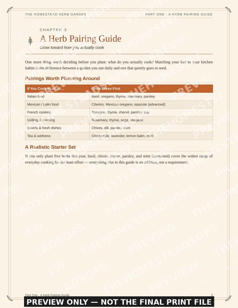 Herb Garden Guide for Beginners | Growing, Drying and Using Herbs Ebook | Printable PDF image 3
