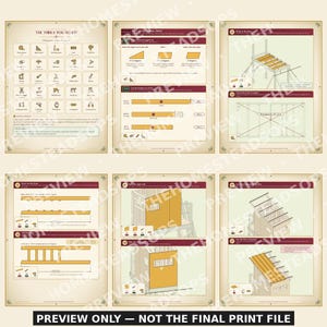 Hunting Blind Plans | Elevated Deer Stand Build Guide | DIY Box Blind Plans PDF | Step-by-Step Printable Plans | Instant Download image 3