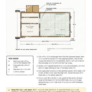 Chicken Tractor Plans | DIY Mobile Chicken Coop Build Guide | Wheeled Pen for Hens or Broilers | Printable PDF image 4