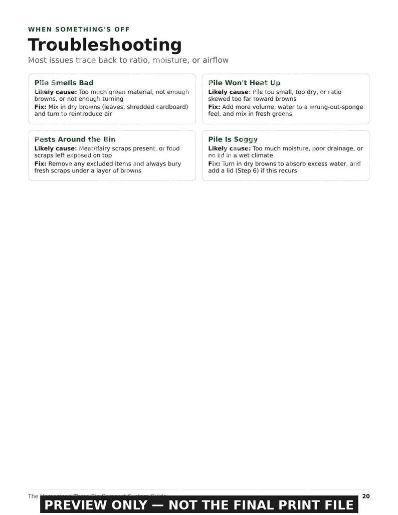 Three-Bin Compost System | DIY Compost Bin Plans | Backyard Composting | Printable PDF image 5