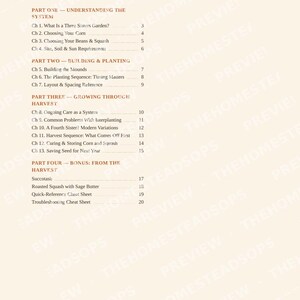 Three Sisters Garden Guide | Corn Beans Squash Companion Planting | Indigenous Method | Printable PDF image 2
