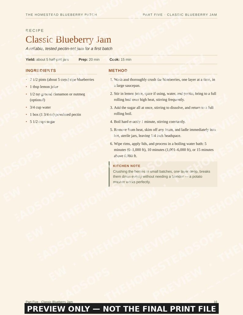 Blueberry Growing Guide for Beginners | Planting, Harvesting and Preserving Blueberries Ebook | Printable PDF image 4