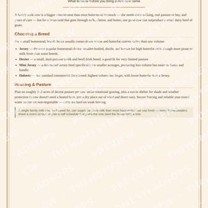 Dairy Cow Record Book | Milk Cow Keeping Log | Breeding & Health Tracker | Printable PDF image 2